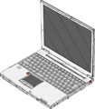 Free Stock Photo: Illustration of a laptop computer