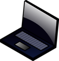 Free Stock Photo: Illustration of a laptop computer