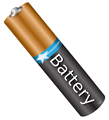 Free Stock Photo: Illustration of a battery