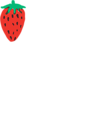 Free Stock Photo: Illustration of a red strawberry
