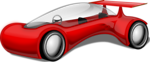 Free Stock Photo: Illustration of a futuristic car