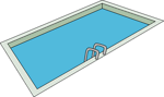 Free Stock Photo: Illustration of a swimming pool