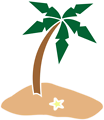 Free Stock Photo: Illustration of a palm tree