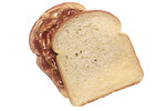 Free Stock Photo: A peanut butter and jelly sandwich 