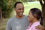 Free Stock Photo: A happy couple in a park
