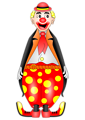 Free Stock Photo: Illustration of a cartoon clown