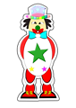 Free Stock Photo: Illustration of a cartoon clown