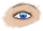 Free Stock Photo: Illustration of a human eye