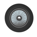 Free Stock Photo: Illustration of a car tire