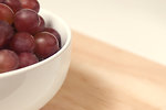 Free Stock Photo: A bowl filled with red seedless grapes