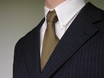 Free Stock Photo: Closeup of a business man in suit and tie