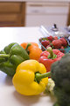 Free Stock Photo: Preparing a salad in a kitchen