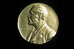 Free Stock Photo: The front of a Nobel Prize medal
