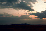 Free Stock Photo: A sunset with mountains