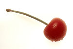 Free Stock Photo: A cherry with stem