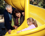 Free Stock Photo: A family at a playground