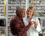 Free Stock Photo: A man consulting his pharmacist