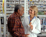 Free Stock Photo: A man consulting his pharmacist