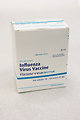 Free Stock Photo: This image depicts a box containing ten prefilled Fluzone intradermal influenza virus vaccine syringes. These particular syringes provide the vaccine appropriate for the immunization against the 2011 - 2012 seasonal influenza viruses, and is to be administered to adults 18 to 64 years of age.