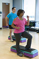 Free Stock Photo: Men and women performing aerobic exercises
