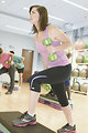 Free Stock Photo: Men and women performing aerobic exercises