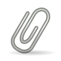 Free Stock Photo: Illustration of a paper clip