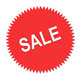 Free Stock Photo: Illustration of a red sales sticker
