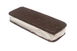 Free Stock Photo: A vanilla ice cream sandwich