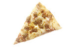 Free Stock Photo: A slice of pizza with sausage and cheese