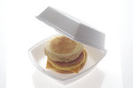 Free Stock Photo: An egg breakfast sandwich