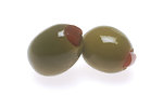 Free Stock Photo: Two green olives