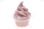 Free Stock Photo: A cup of strawberry frozen yogurt