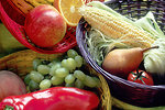 Free Stock Photo: Fruit and vegetables basket