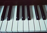Free Stock Photo: Closeup of piano keys