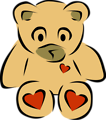Free Stock Photo: Illustration of a teddy bear