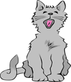 Free Stock Photo: Illustration of a cat