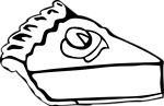 Free Stock Photo: Illustration of a slice of pie