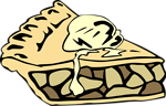 Free Stock Photo: Illustration of a slice of pie