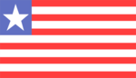 Free Stock Photo: Illustrated flag of Liberia