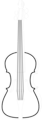 Free Stock Photo: Illustration of a violin