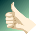 Free Stock Photo: Illustration of a hand giving a thumbs up
