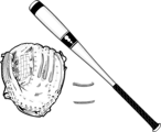Free Stock Photo: Illustration of a baseball equipment