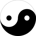 Free Stock Photo: Illustration of a yin-yang symbol