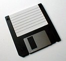 Free Stock Photo: Closeup of blank floppy disc