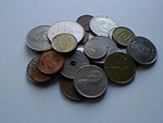 Free Stock Photo: Small pile of European coins