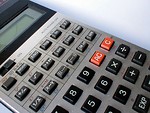 Free Stock Photo: Closeup of a calculator