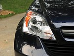 Free Stock Photo: Closeup of a car headlight