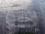Free Stock Photo: Confederate carving at Stone Mountain, Georgia