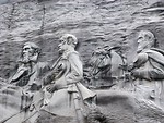 Free Stock Photo: Closeup of Confederate carving at Stone Mountain