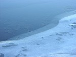 Free Stock Photo: Ice melting away in a lake